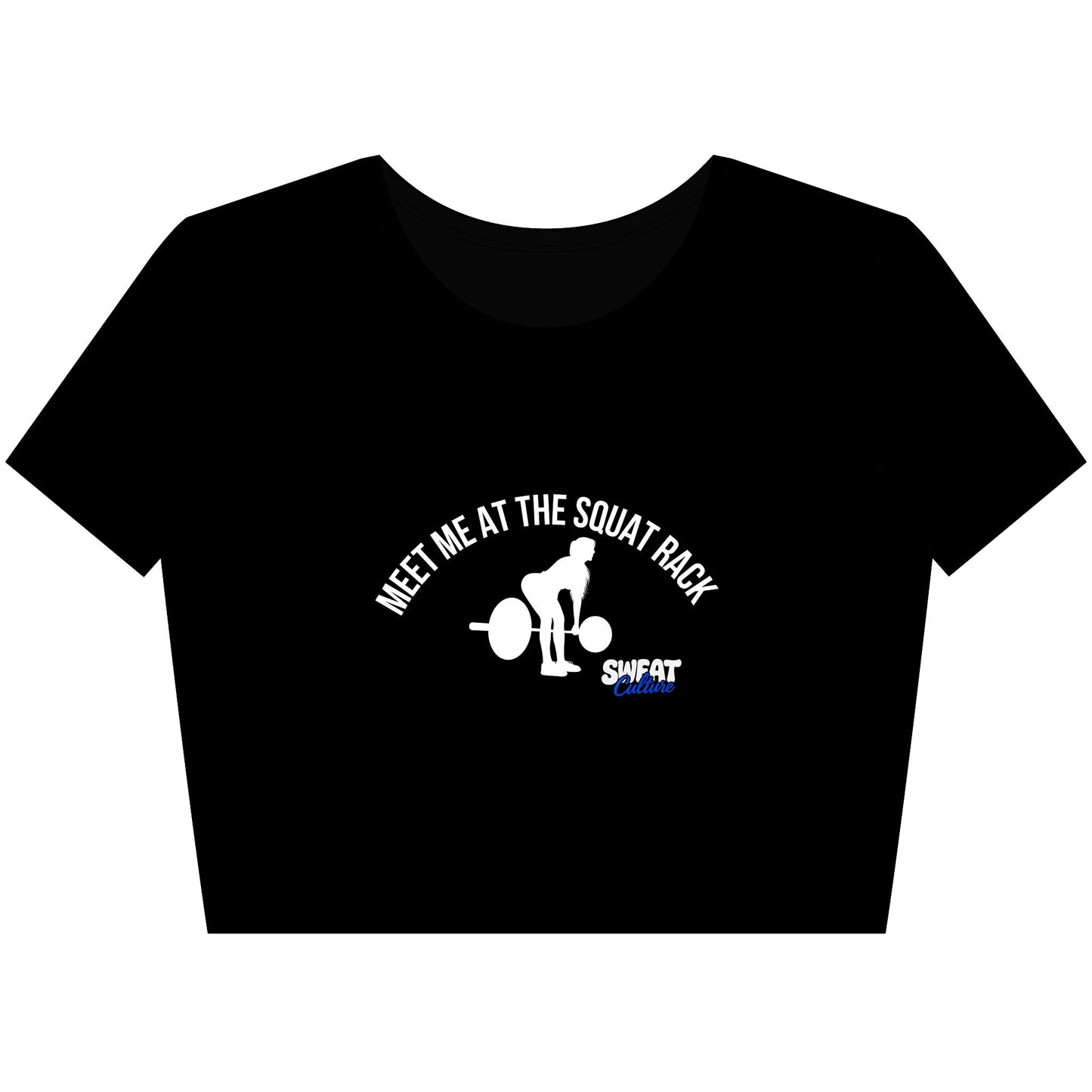 Meet Me at the Squat Rack Crop Tee