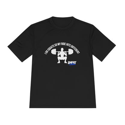 Squats Hit Different Fitness Tee